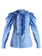 Stella Mccartney Shaylee Ruffle-trimmed Blouse