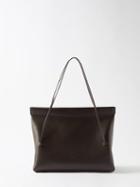 Wandler - Joanna Medium Leather Shoulder Bag - Womens - Dark Brown