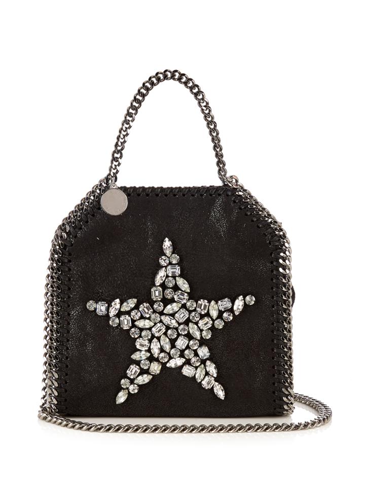 Stella Mccartney Falabella Tiny Faux-suede Cross-body Bag
