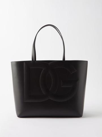 Dolce & Gabbana - D & G Leather Tote Bag - Womens - Black