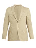 Officine Générale 375 Single-breasted Notch-lapel Cotton Blazer