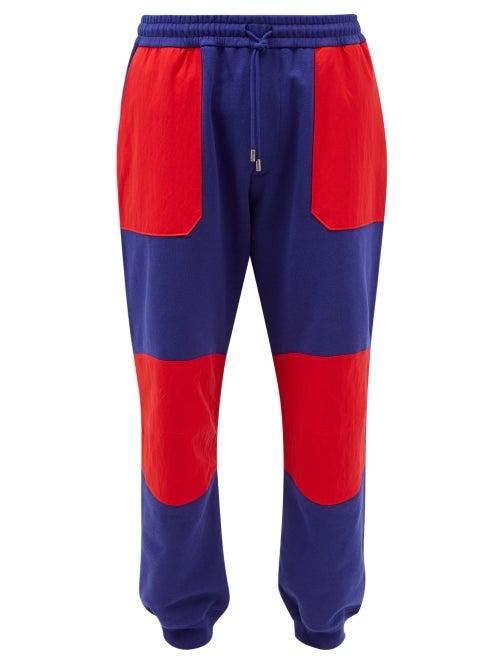 Gucci - X The North Face Colour-block Track Pants - Mens - Red Navy