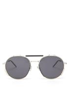 Matchesfashion.com Dior Homme Sunglasses - Dior0234s Aviator Metal Sunglasses - Mens - Silver