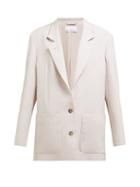 Matchesfashion.com Raey - Relaxed Fit Wool Blend Blazer - Womens - Pink
