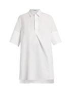 Jil Sander Calliope Short-sleeved Cotton-poplin Shirt