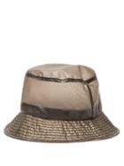 Matchesfashion.com Maison Michel - Jason Snake Effect Bucket Hat - Womens - Grey