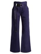 La Fetiche David Wide-leg Cotton-canvas Trousers