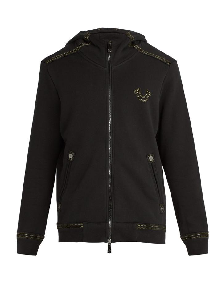 True Religion Qt2 Cotton Hooded Sweatshirt