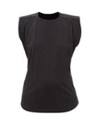 Isabel Marant - Zutti Pleated Cotton-jersey T-shirt - Womens - Black