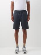 Sunspel - Low-cut Cotton-blend Twill Shorts - Mens - Grey