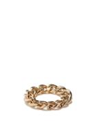 Zo Chicco - 14kt Gold Large Curb-chain Ring - Womens - Yellow Gold