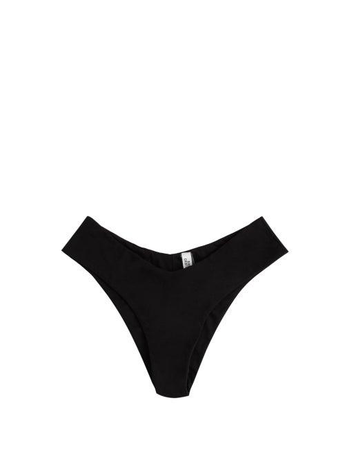 Matchesfashion.com Sara Cristina - Wave Low-rise Bikini Briefs - Womens - Black
