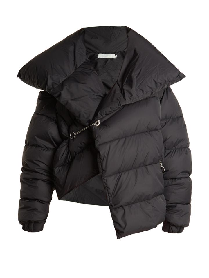 Marques'almeida Asymmetric Quilted Down Coat