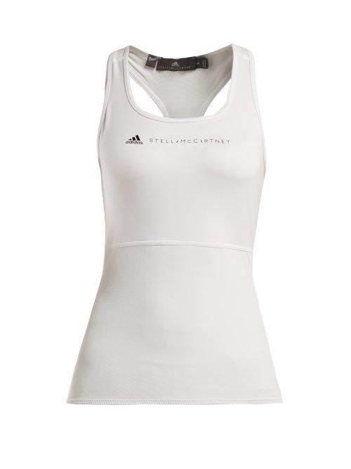 Matchesfashion.com Adidas By Stella Mccartney - Performance Essentials Tank Top - Womens - White