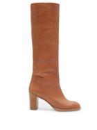Matchesfashion.com Gabriela Hearst - Bocca Knee High Leather Boots - Womens - Tan