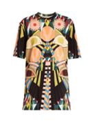 Givenchy Geometric-print Round-neck Cotton T-shirt