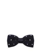 Dunhill Polka-dot Silk-knit Bow Tie