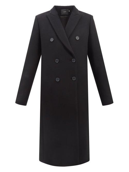 Joseph - Camia Double-breasted Wool-blend Coat - Womens - Black