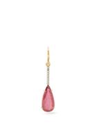 Matchesfashion.com Irene Neuwirth - Diamond, Tourmaline & Rose Gold Single Earring - Womens - Pink