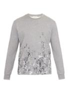 Balenciaga Printed Crew-neck Fleece Sweatshirt