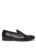 Matchesfashion.com Dunhill - Engine Turn Penny Loafers - Mens - Black