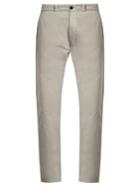 Maison Kitsuné Slim-leg Cotton-faille Chino Trousers