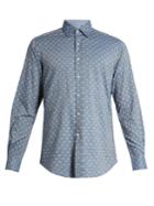 Glanshirt Ween Polka-dot Embroidered Cotton Shirt