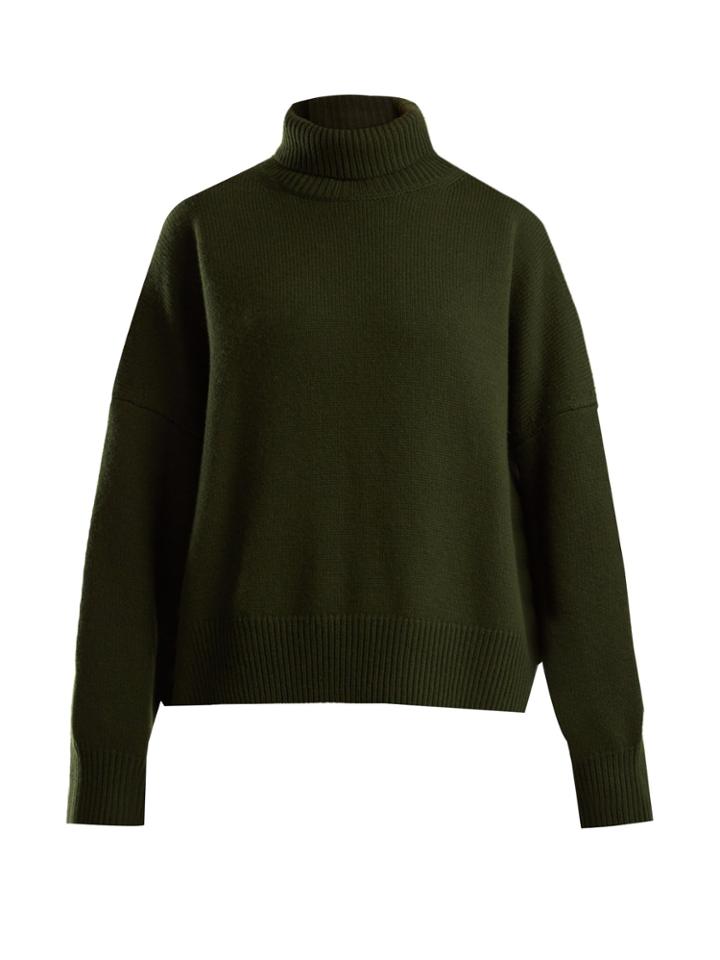 Nili Lotan Serinda Roll-neck Wool And Cashmere-blend Sweater
