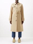 A.p.c. - Isabel Cotton-gabardine Trench Coat - Womens - Camel