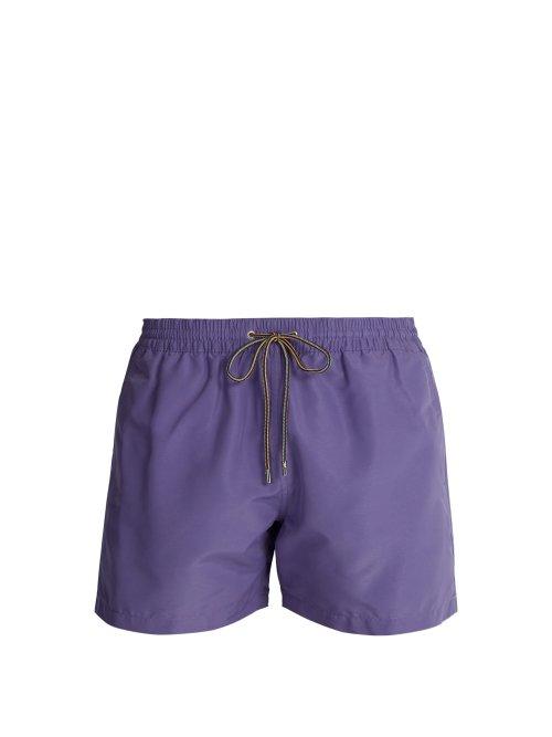 Matchesfashion.com Paul Smith - Classic Swim Shorts - Mens - Purple