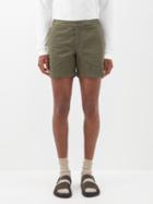 Orlebar Brown - Bulldog Cotton-blend Twill Shorts - Mens - Khaki