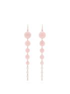 Matchesfashion.com Irene Neuwirth - Diamond, Pearl & Pink Opal Drop Earrings - Womens - Rose Gold