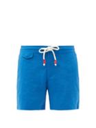 Matchesfashion.com Orlebar Brown - Sky Diver Mid-cut Swim Shorts - Mens - Blue