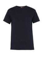 Matchesfashion.com Rrl - Patch Pocket Cotton T Shirt - Mens - Indigo