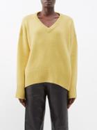 Arch4 - Battersea V-neck Cashmere Sweater - Womens - Yellow