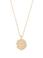 Matchesfashion.com Saint Laurent - Sun Pendant Necklace - Womens - Gold