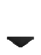 Matchesfashion.com Marysia - Broadway Scallop Edged Bikini Briefs - Womens - Black