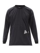 Matchesfashion.com And Wander - Technical-shell Long-sleeved T-shirt - Mens - Black