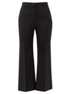 Matchesfashion.com Jil Sander - Kick-flare Tailored Wool-blend Trousers - Womens - Black