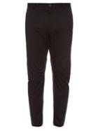 Lanvin Zip-cuff Cotton-gabardine Biker Trousers