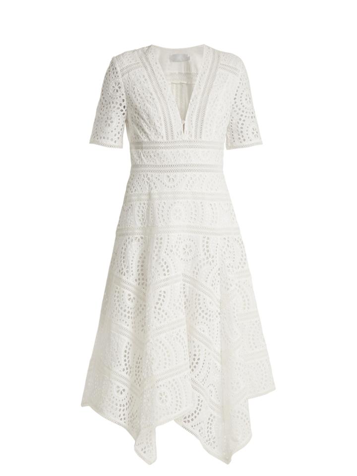 Zimmermann Meridian Broderie-anglaise Cotton Dress