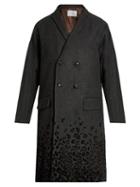 Kolor Flocked Leopard-print Wool-blend Coat