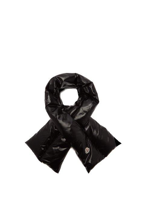 Matchesfashion.com Moncler - Padded Shell Scarf - Womens - Black