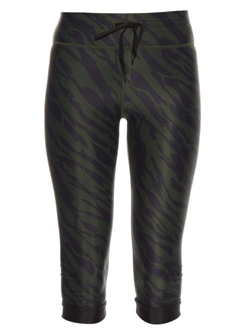 The Upside Deep River-print Cropped Performance Leggings