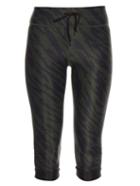 The Upside Deep River-print Cropped Performance Leggings