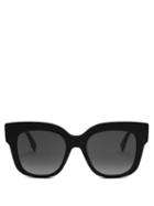 Matchesfashion.com Fendi - Oversized Cat Eye Sunglasses - Womens - Black