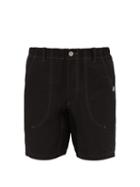 Matchesfashion.com And Wander - Technical Contrast Stitch Shorts - Mens - Black