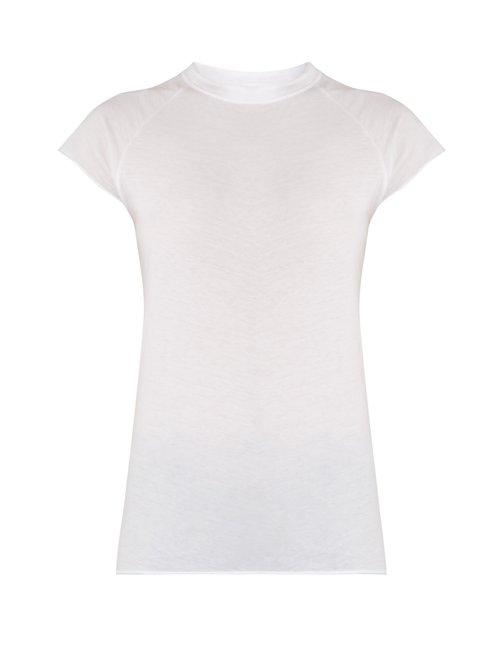 Matchesfashion.com Nili Lotan - Baseball Cotton Jersey T Shirt - Womens - White