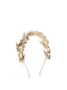 Rosantica By Michela Panero Maria Gold-plated Pearl-embellished Headband