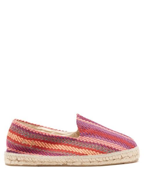 Matchesfashion.com Maneb - Yucatan Woven Canvas Espadrilles - Mens - Multi